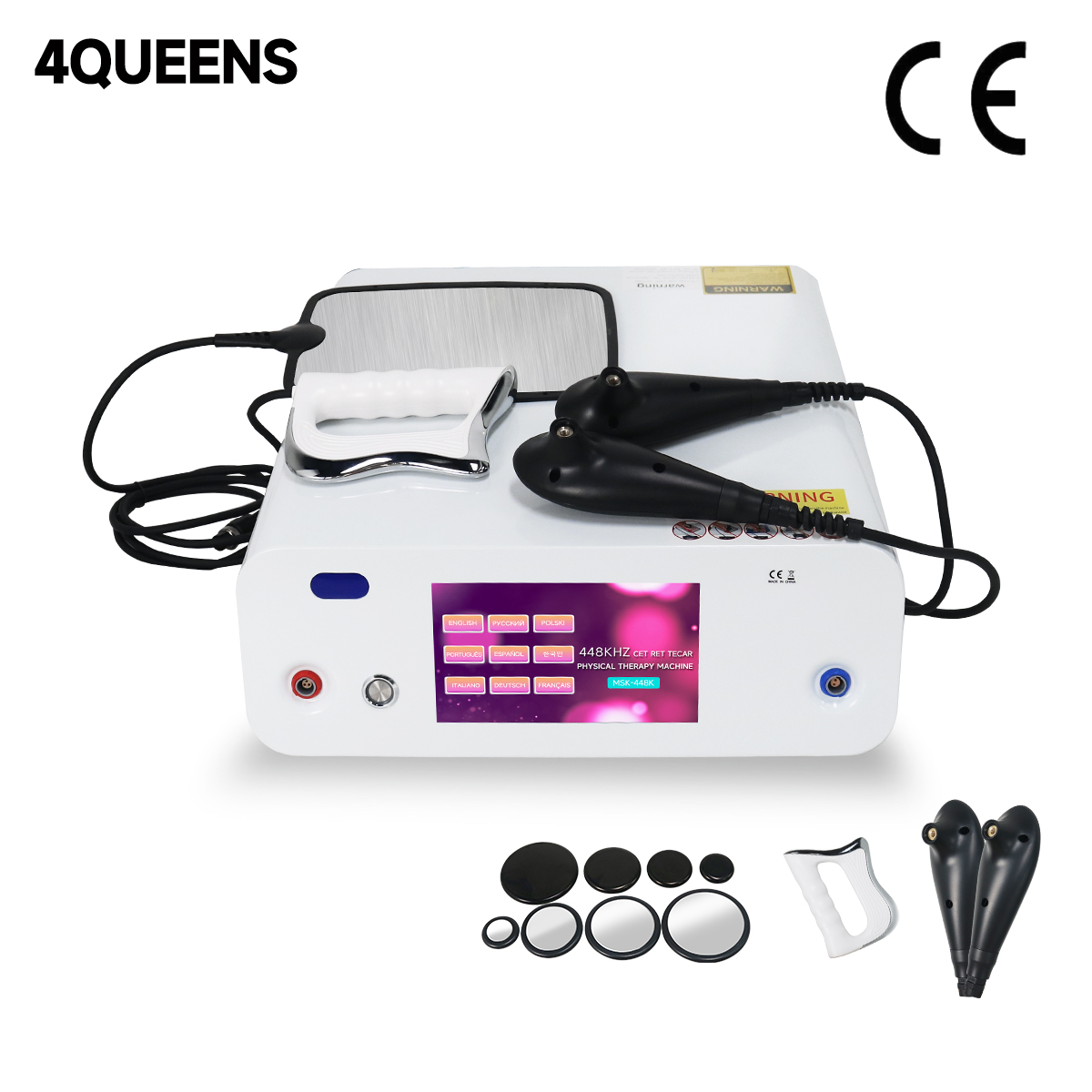 Radio Frequency Face Lift Machine - 448KHZ INDIBA Fysiotherapietechniek Hoge radiofrequentie Tecar
