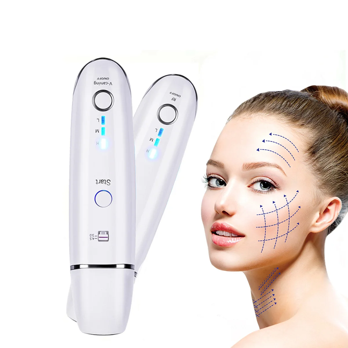 Anti Aging Ultrasound Face Machine - Mini Hifu Ultrasone RF Gezichtsmassager Lijn
