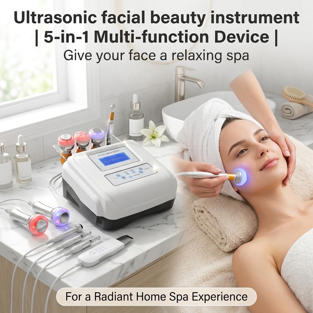 Anti Aging Ultrasound Face Machine - Ultrasoon apparaat voor huidverjonging, naaldloze mesotherapie,