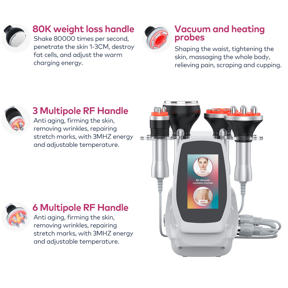 4 in 1 80K Cavitatie Ultrasone - Radio Frequency Face Lift Machine recensie en prijs
