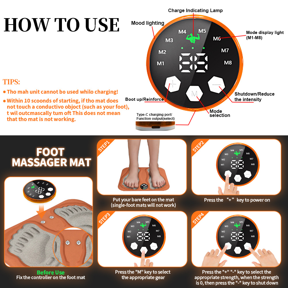3D Smart Voetmassage Pad RF Af - Rf Microneedling Machine Fractional recensie en prijs