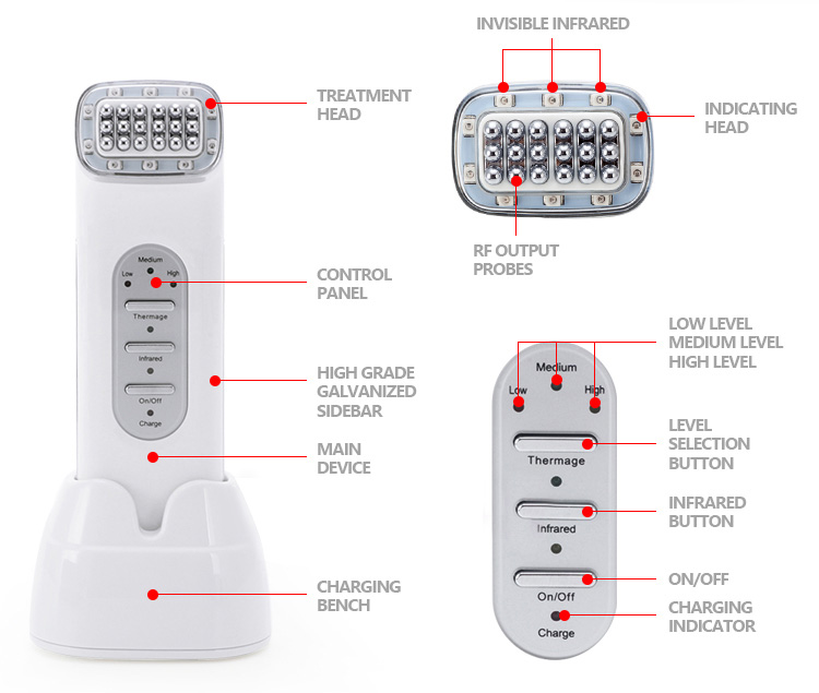 Radiofrequentie gezichtsmachin - Radio Frequency Face Lift Machine recensie en prijs